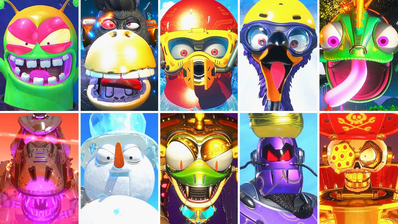 Astro Bot Bosses No Damage Compilation 🎮