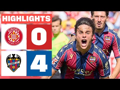 GIRONA FC 0 - 4 LEVANTE UD | RESUMEN LALIGA EA SPORTS