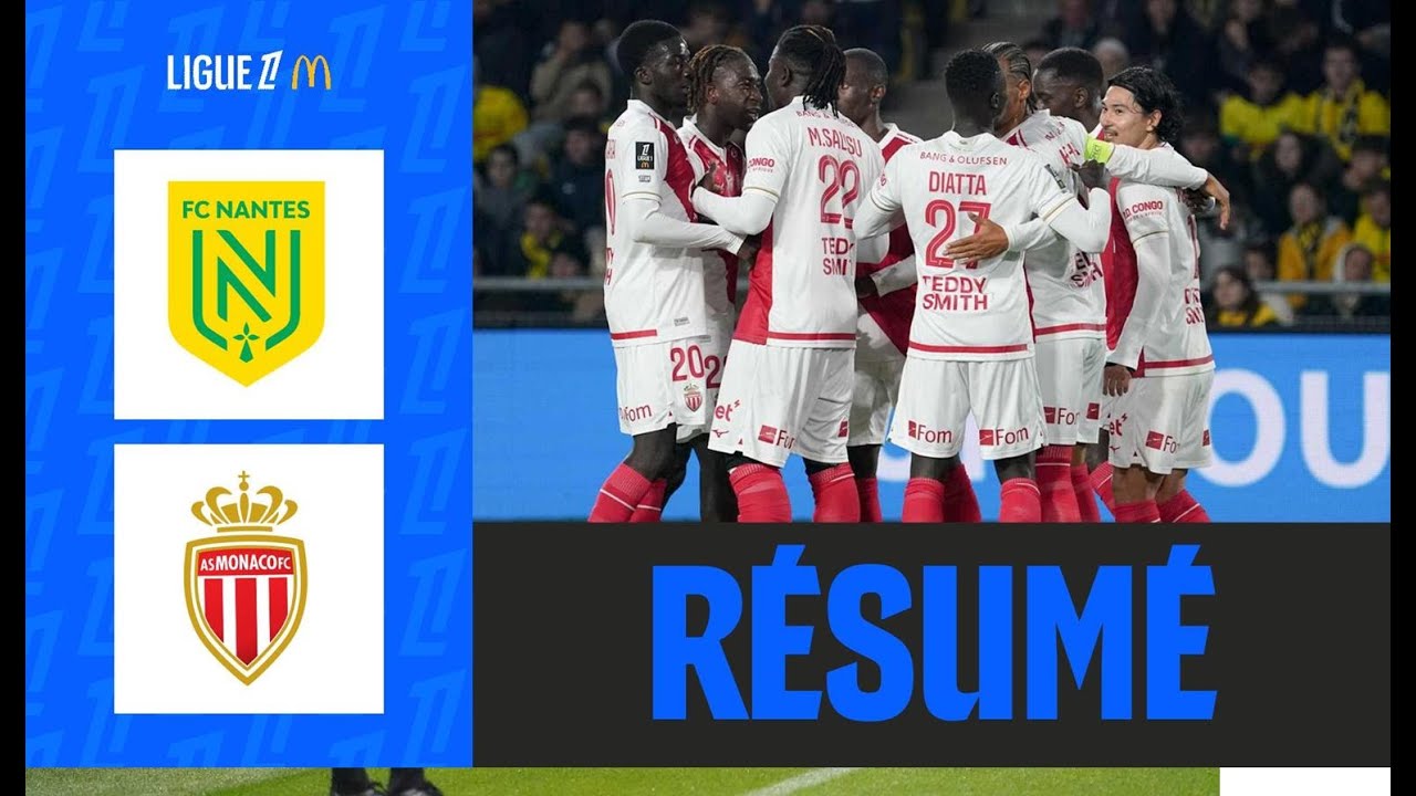 8 Dramatic Ligue 1 Clash: Nantes vs Monaco Highlights (3-5) ⚽