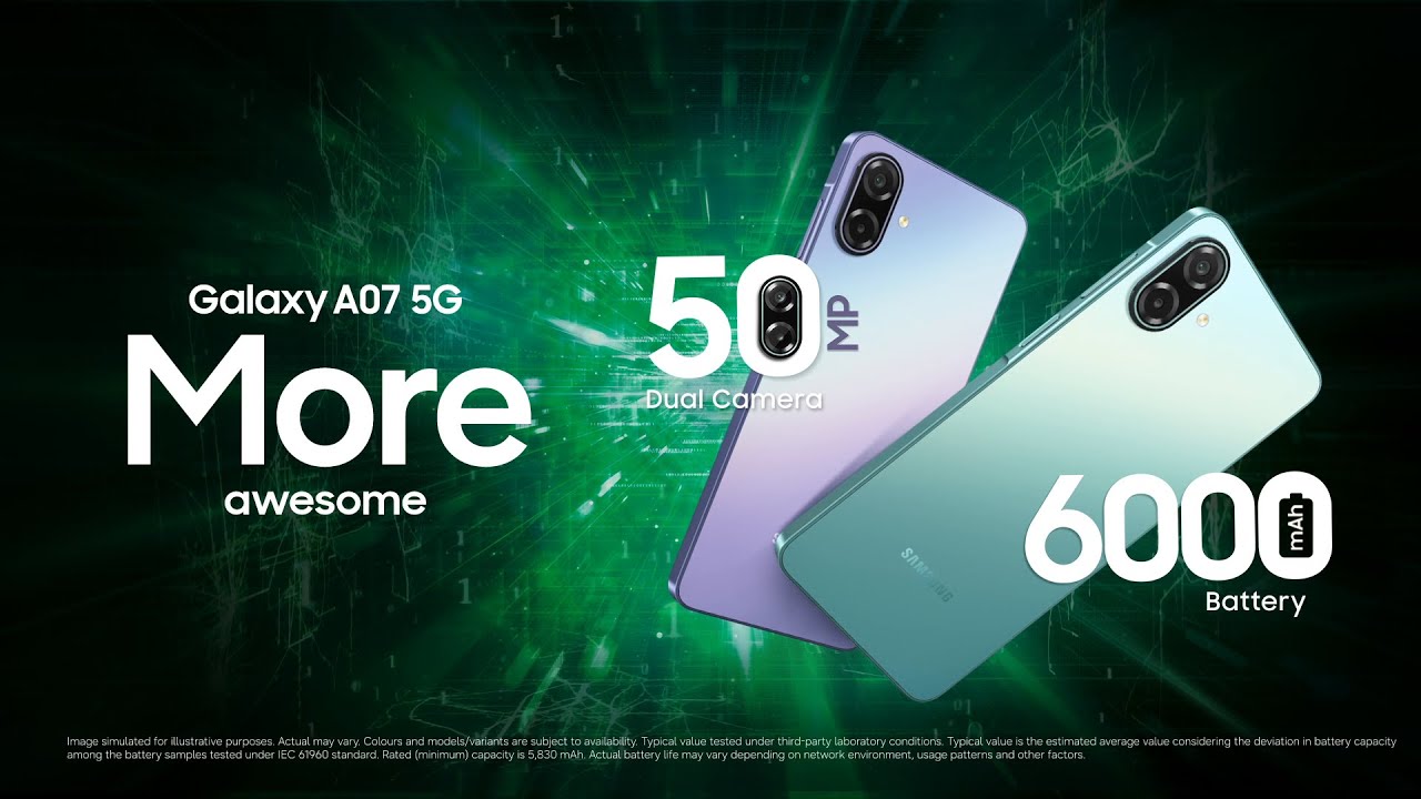 Introducing #GalaxyA07 5G | #MoreAwesome | Samsung