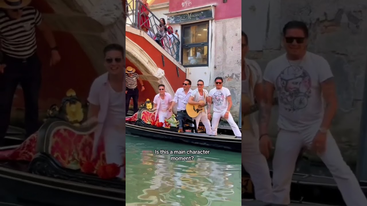 Experience the Magic of Venice: Famous Singers on a Gondola Ride 🎶