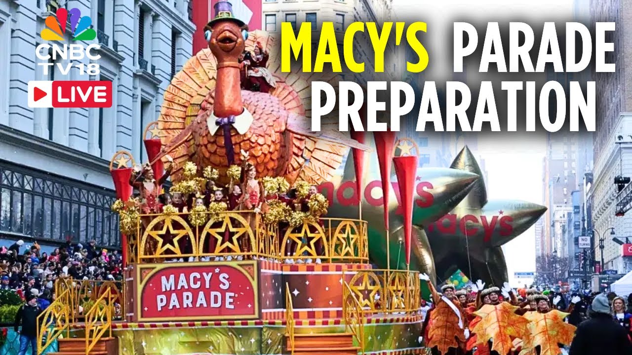 Live: Macy's Thanksgiving Parade Prep in NYC 🎈