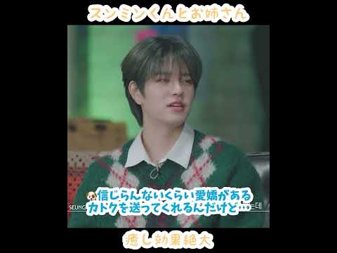 スンミンくんとお姉さん、癒し効果絶大 #straykids #スンミン #日本語字幕 #スキズ #seungmin