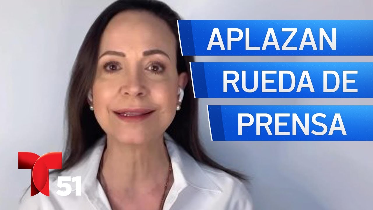 Aplazan rueda de prensa de María Corina Machado en Oslo 🇳🇴