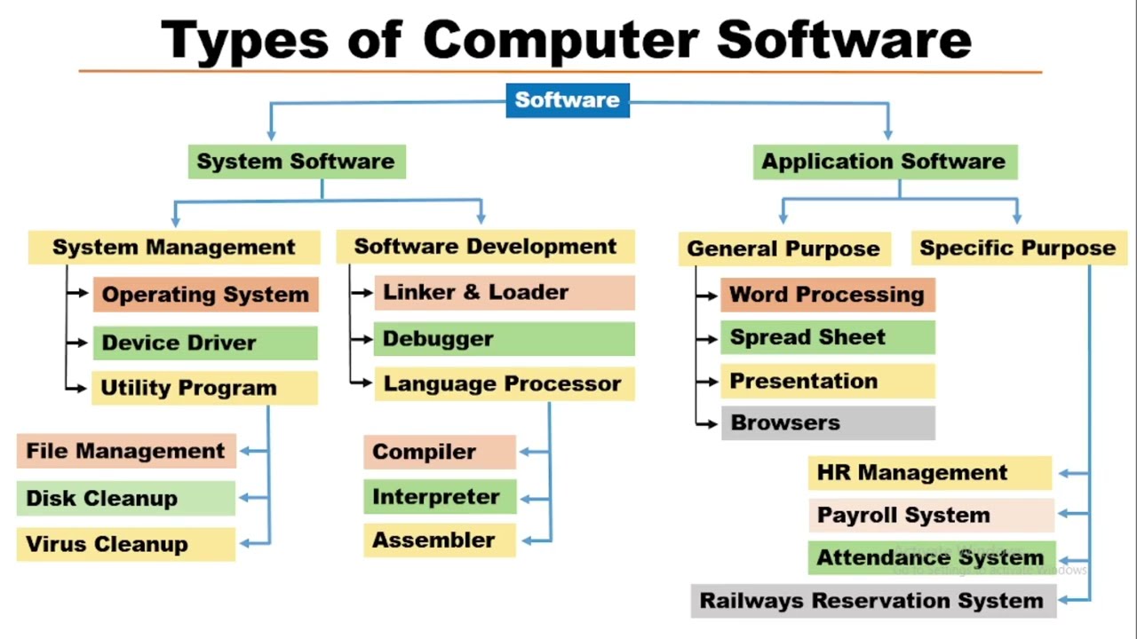Understanding Computer Software: An Overview of Its Types