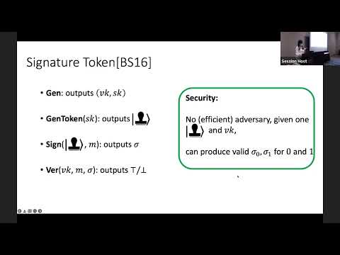 QIP 2022 | Hidden Cosets and Applications to Unclonable Cryptography (Jiahui Liu)