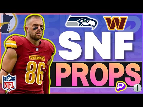 SUNDAY Night Football PrizePicks Player Props Top Prop Bets + UNDERDOG COMMANDERS vs SEAHAWKS