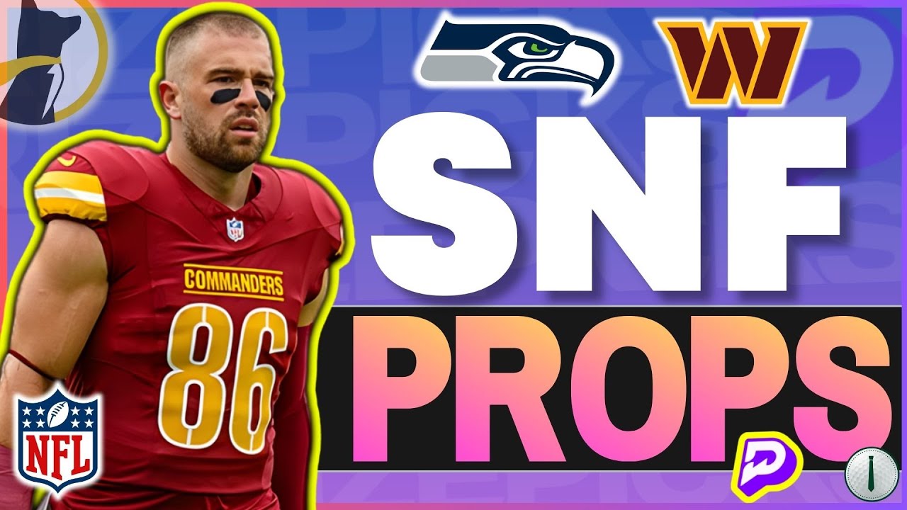 Sunday Night Football: Top Player Props & Underdog Bets for Commanders vs Seahawks 🏈