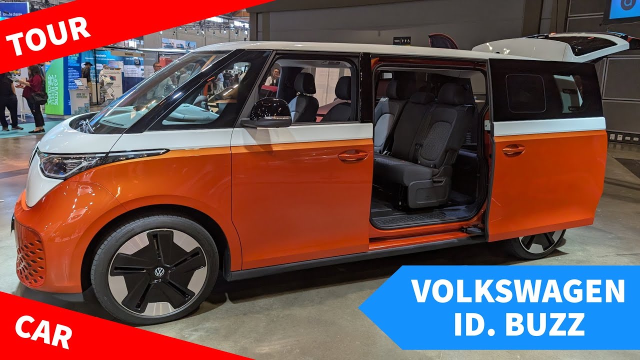 VW ID Buzz Electric Minivan: Interior & Exterior Tour 🚐