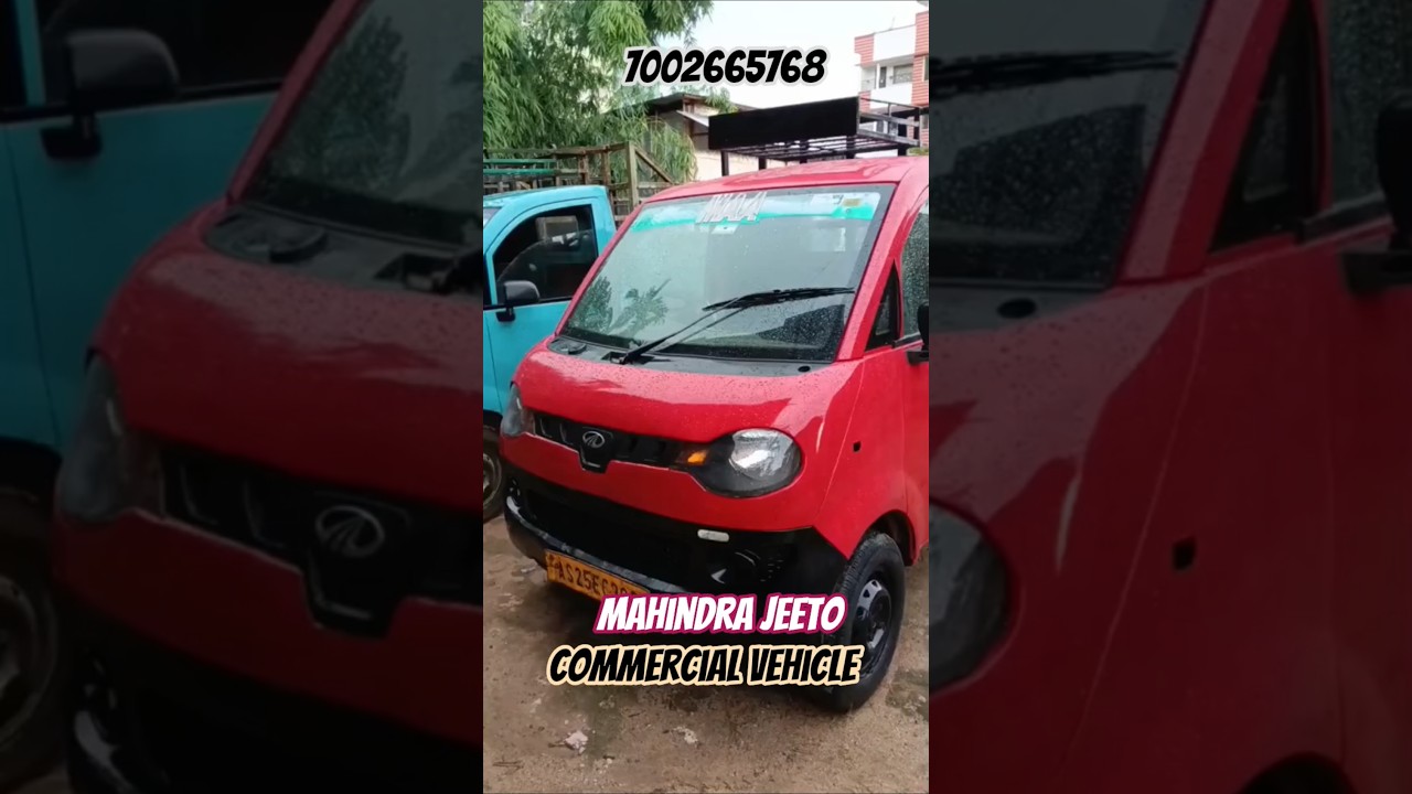 Buy Reliable Used Mahindra Jeeto Commercial Vehicles in Guwahati 🚚