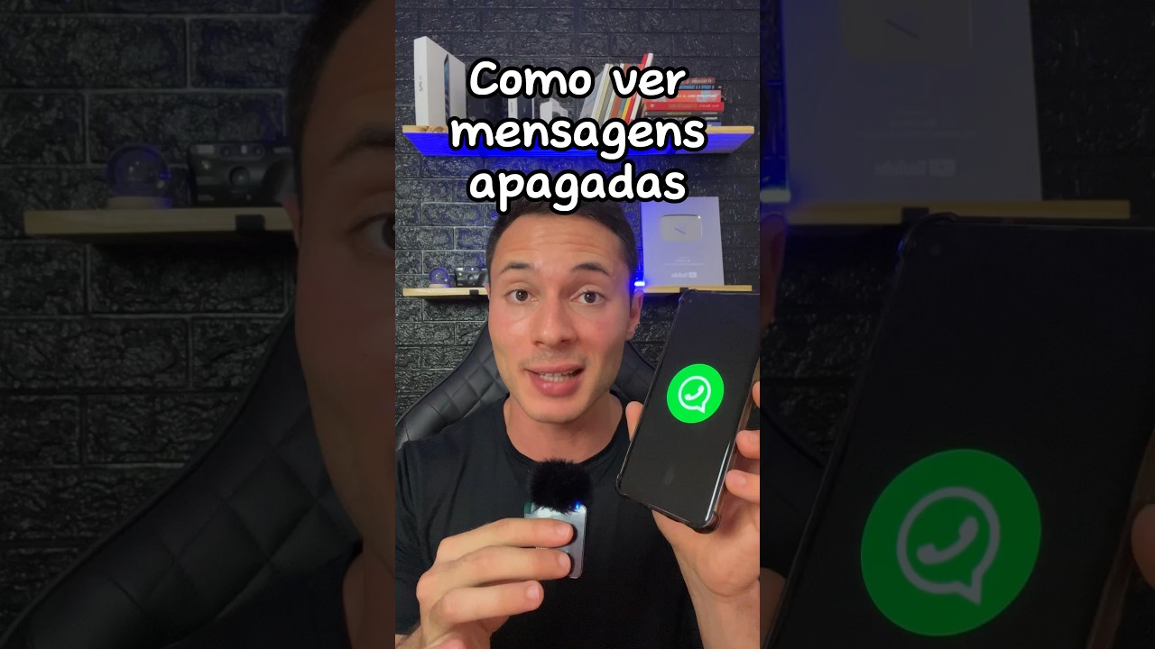 COMO VER MENSAGENS APAGADAS NO WHATSAPP #dicas #whatsapp #androidtips #whatsapptips #guicassiri