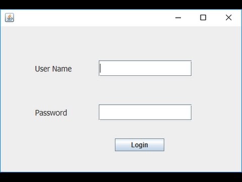 How to Create Simple Login Form with Database Java Swing Part 2 - Intact Abode