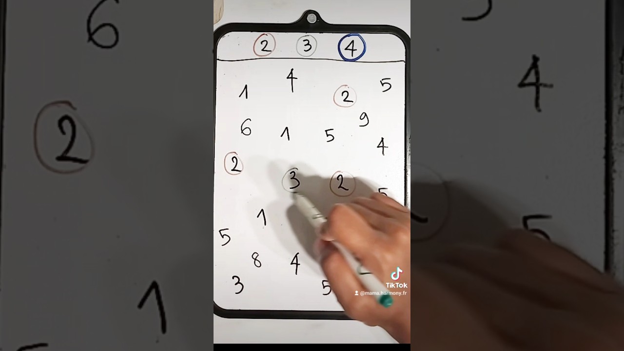 Activités ludiques pour reconnaître les chiffres en maternelle 🧮