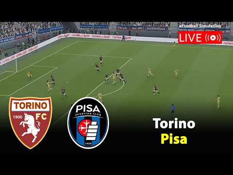 🔴Live- Torino vs Pisa | Serie A 2025/26 | eFootball PES21 Simulation