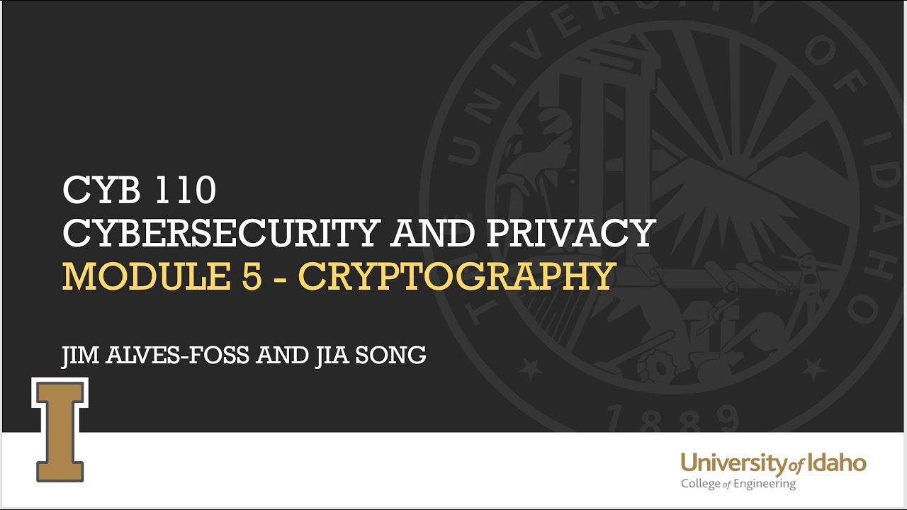 CYB 110 Fall 2021 Module 05: Essential Cryptography Concepts 🔐
