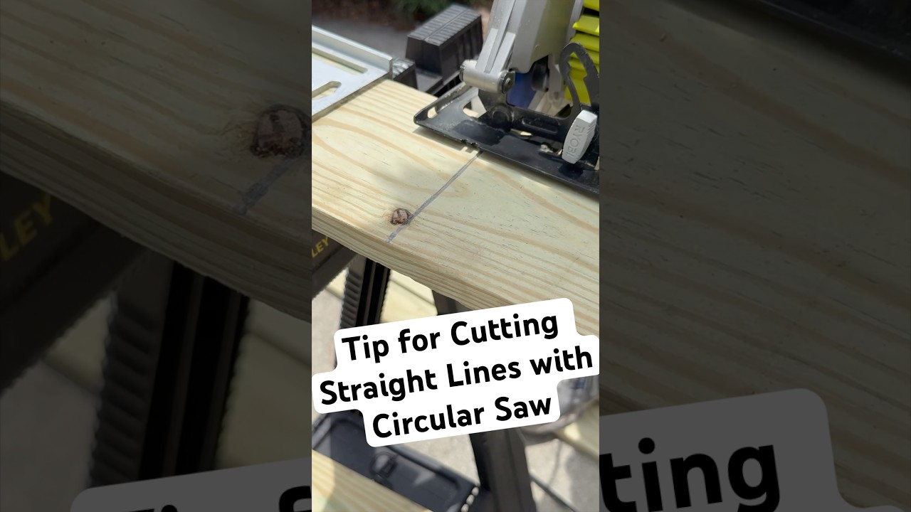 Cut Perfect Straight Lines with Circular Saw & Speed Square