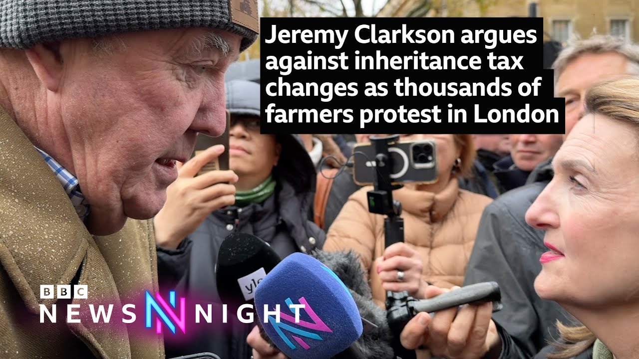 Jeremy Clarkson Criticizes Inheritance Tax Changes Amid Massive Farmers' Protest 🚜