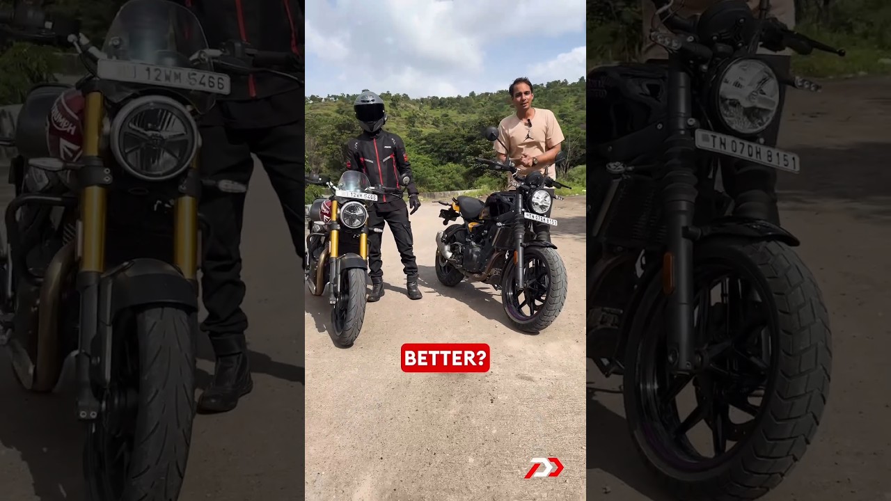 Exhaust Sound Showdown: Royal Enfield Guerrilla 450 vs Triumph Speed 400 🔊