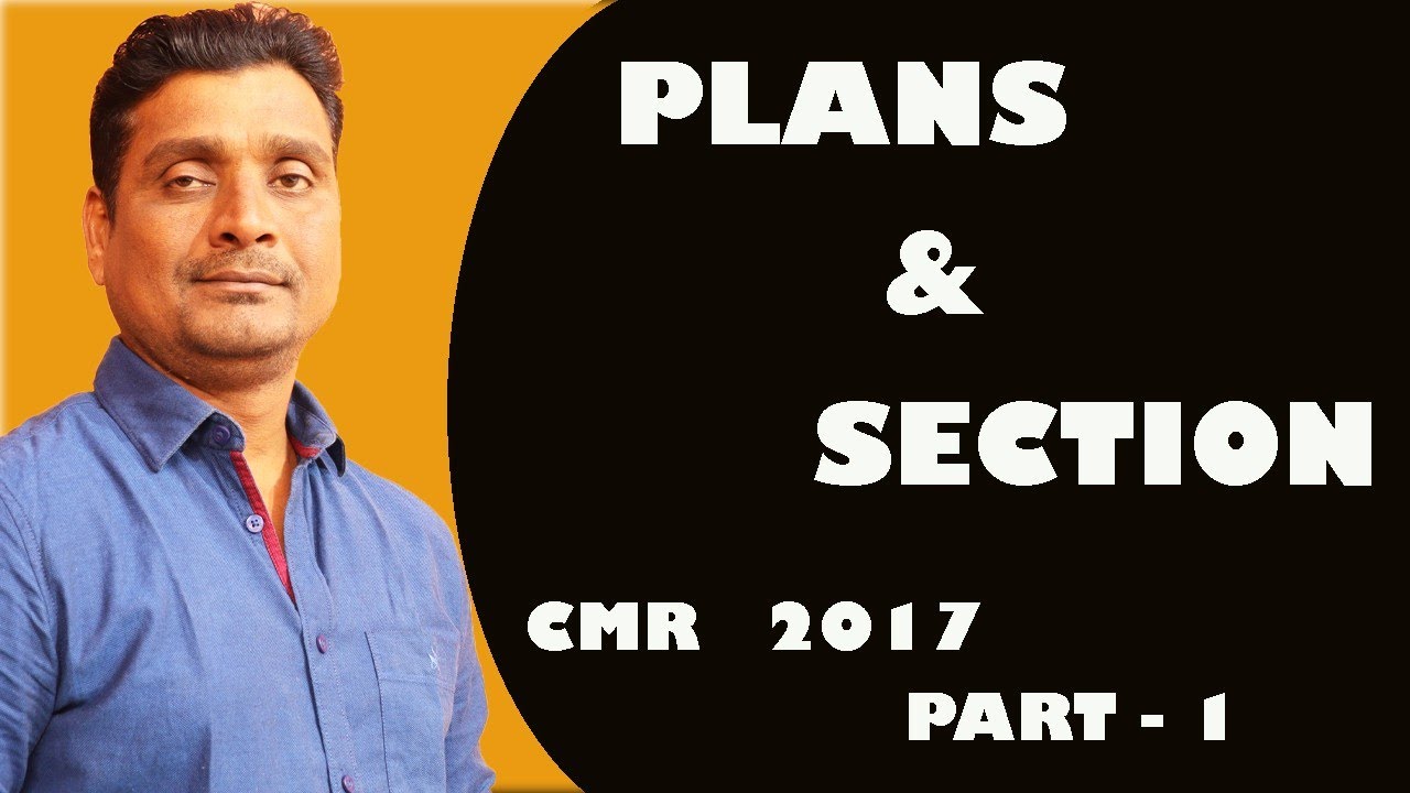 Plans and section part-1 l CMR 2017 l Objective questions