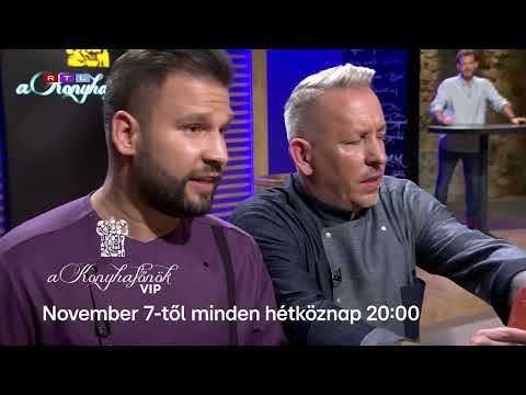 A KonyhafĆnök VIP - November 7-tĆl az RTL-en