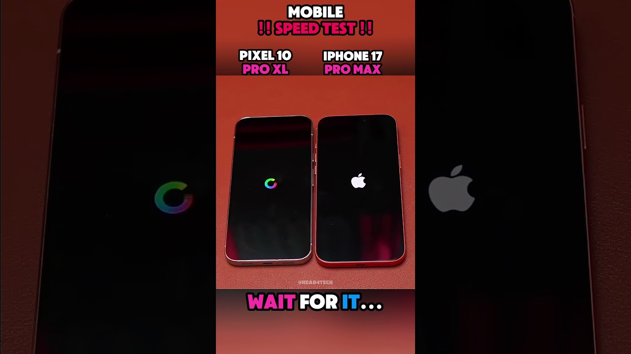 iPhone 17 Pro Max vs Pixel 10 Pro XL Speed Test ⚡
