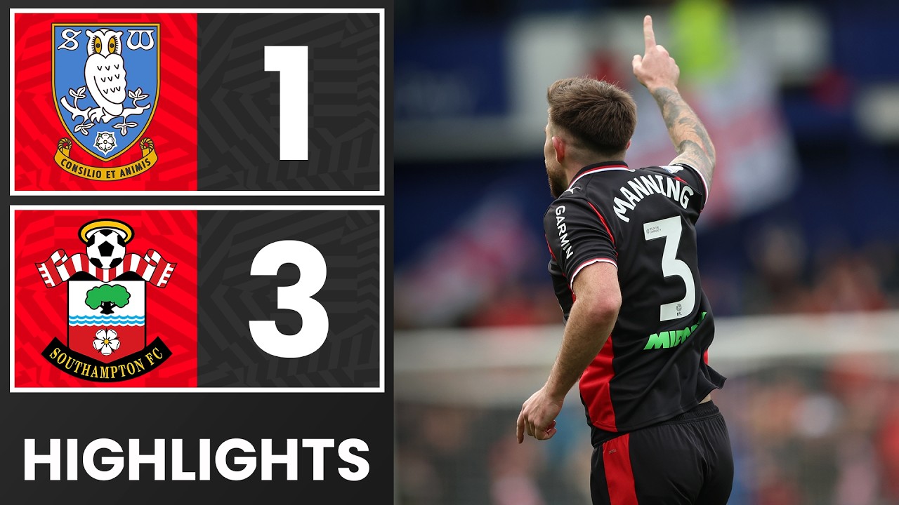 Sheffield Wednesday 1-3 Southampton | Championship Highlights