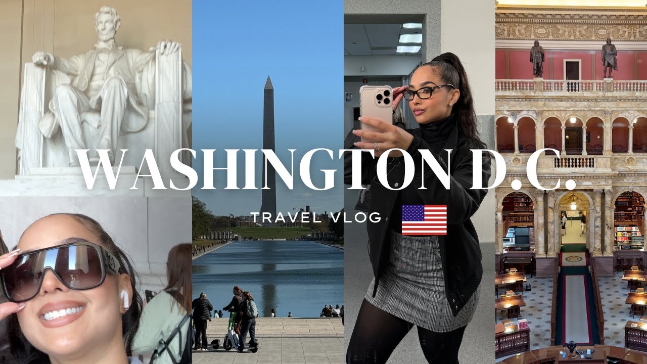 D.C. Travel Vlog: Museums, Food & New Friends 🏛️