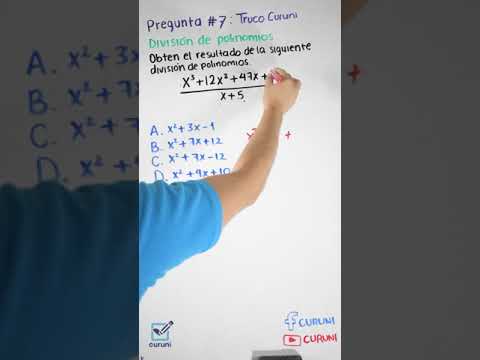 Pregunta #7. #Trucoscuruni. Examen de admisión. #truco #cursos #examen #exani #ceneval #matematicas
