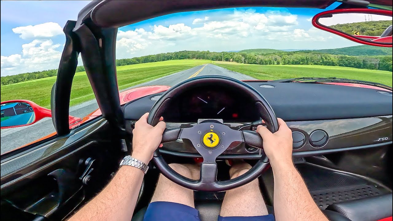 Driving a Ferrari F50: POV Experience 🚗