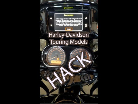 Harley Davidson Infotainment System HACK! #shorts
