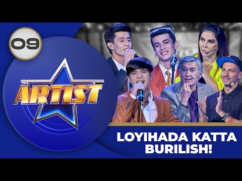 Artist 3-mavsum 9-son LOYIHADA KATTA BURILISH! (09.07.2023)