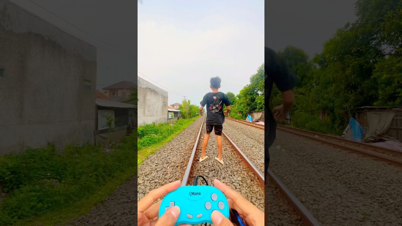 Main Game Seru di Jalan Kereta π | Viral dan Menghibur!