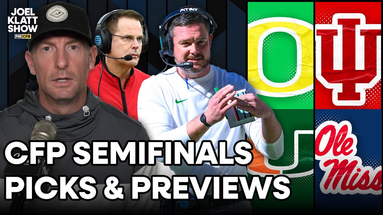 CFP Semifinal Picks & Transfer News 🏈