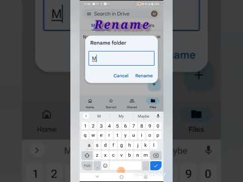 Rename Google drive folder@devtech7545 #shorts