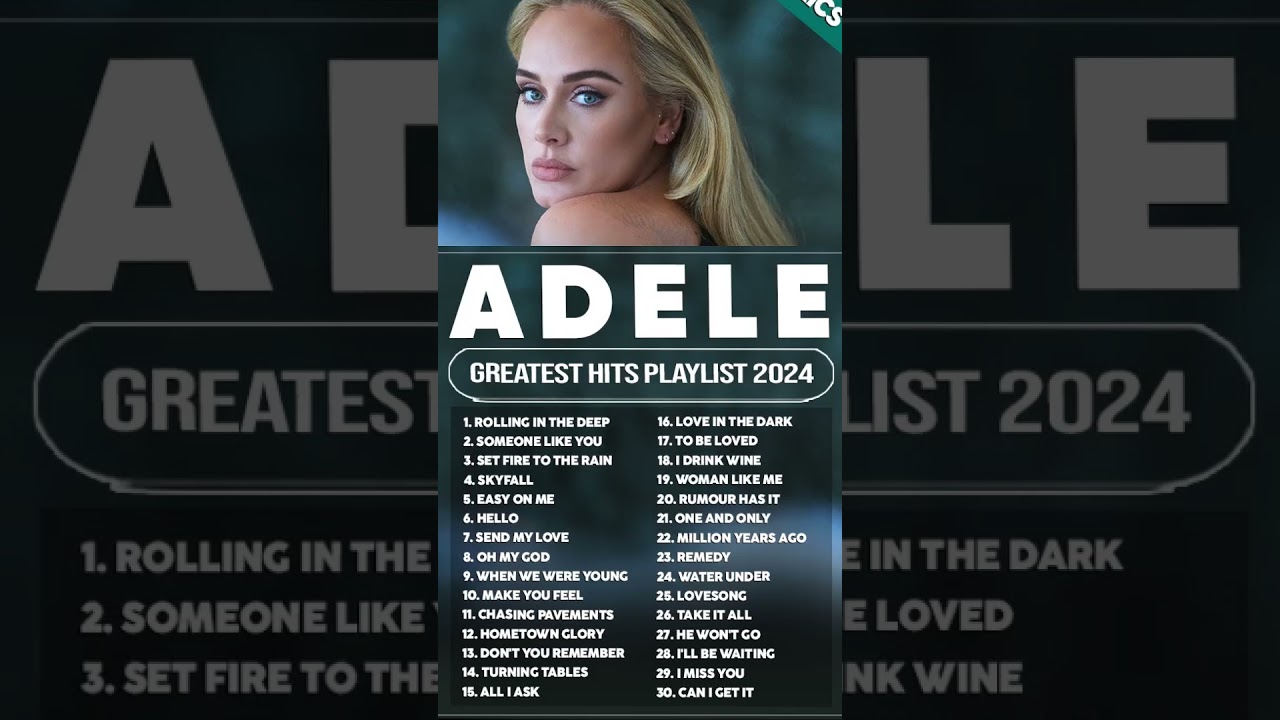 Adele's Top Songs 2024 🎶