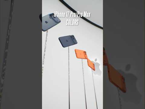 Apple iPhone 17 Pro and iPhone 17 Pro Max All Colors!