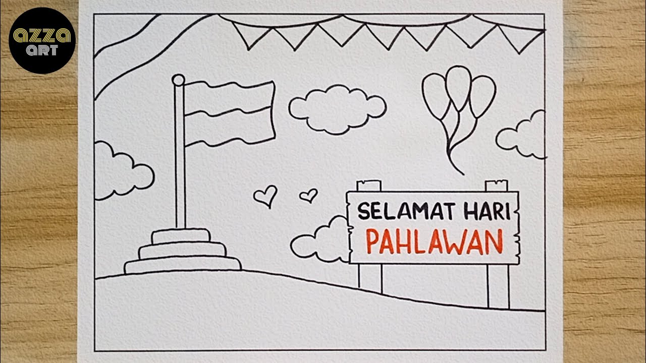 Cara Mudah Membuat Poster Hari Pahlawan 10 November 🔴