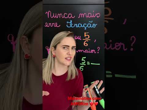 ❤️❤️SUPER DICA DE FRAÇÃO!🙌🏻 #euaprendicomamor #educação #encceja #matematicabasica #enem