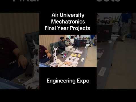 Top Final Year projects of Mechatronics by Air University #enginnering