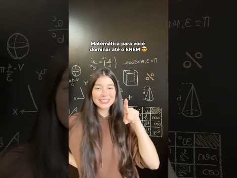 Matemática para você dominar até o ENEM, como anda os estudos?? 👀 #enem #exatas #matematica