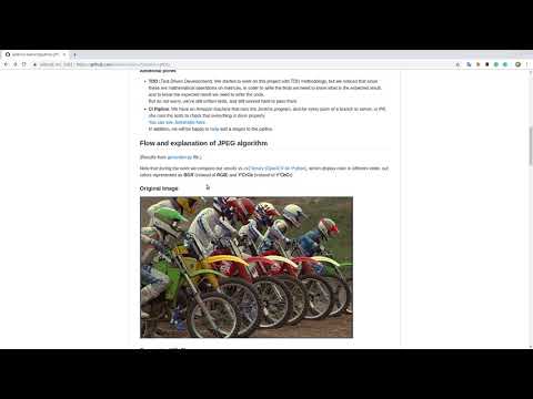 JPEG Algorithm with Python