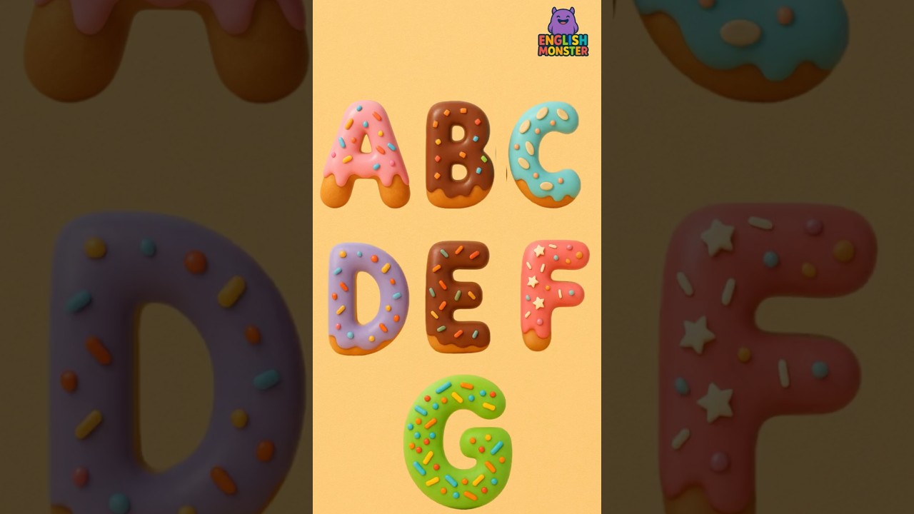 ABC Song for Kids | Sing Along with English Monster 🎶