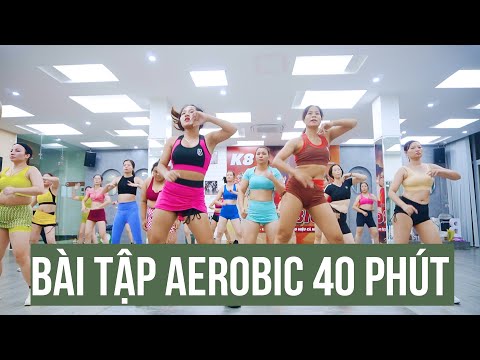 BÀI TẬP AEROBIC 40 PHÚT ÉP CÂN TẠI NHÀ | BẢO NGỌC AEROBIC