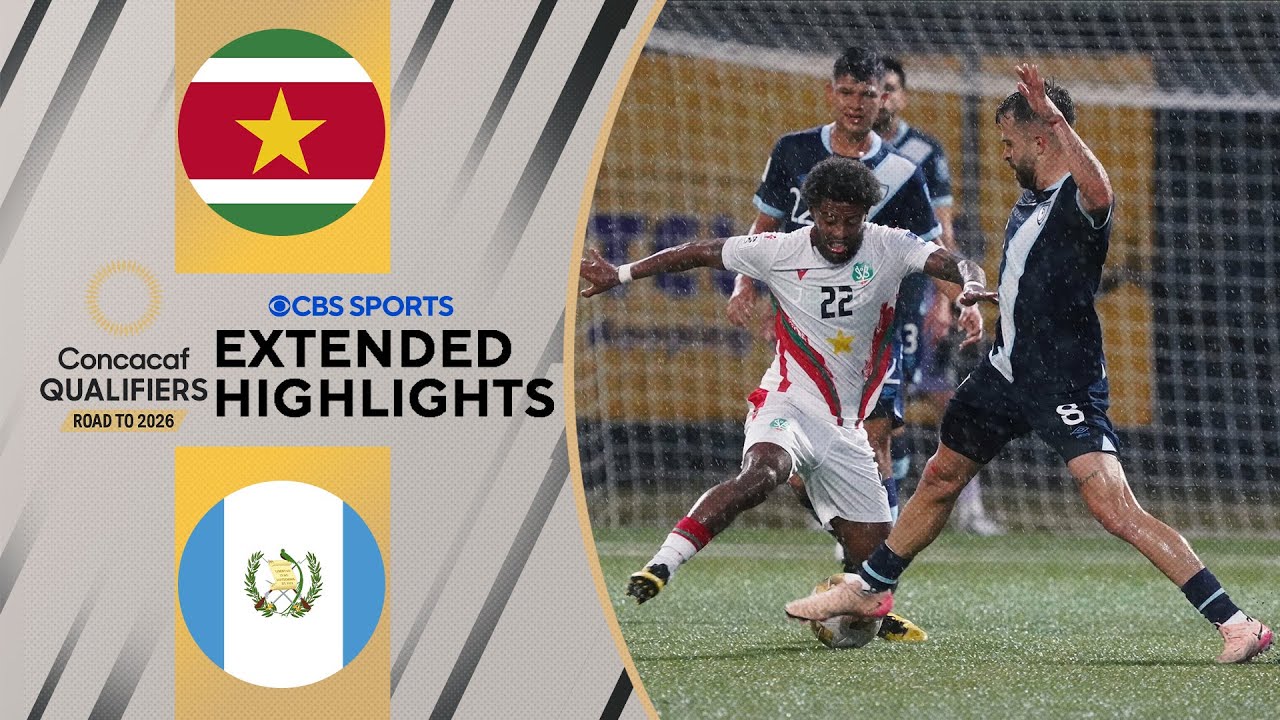 Suriname vs. Guatemala Highlights | CONCACAF Qualifiers ⚽