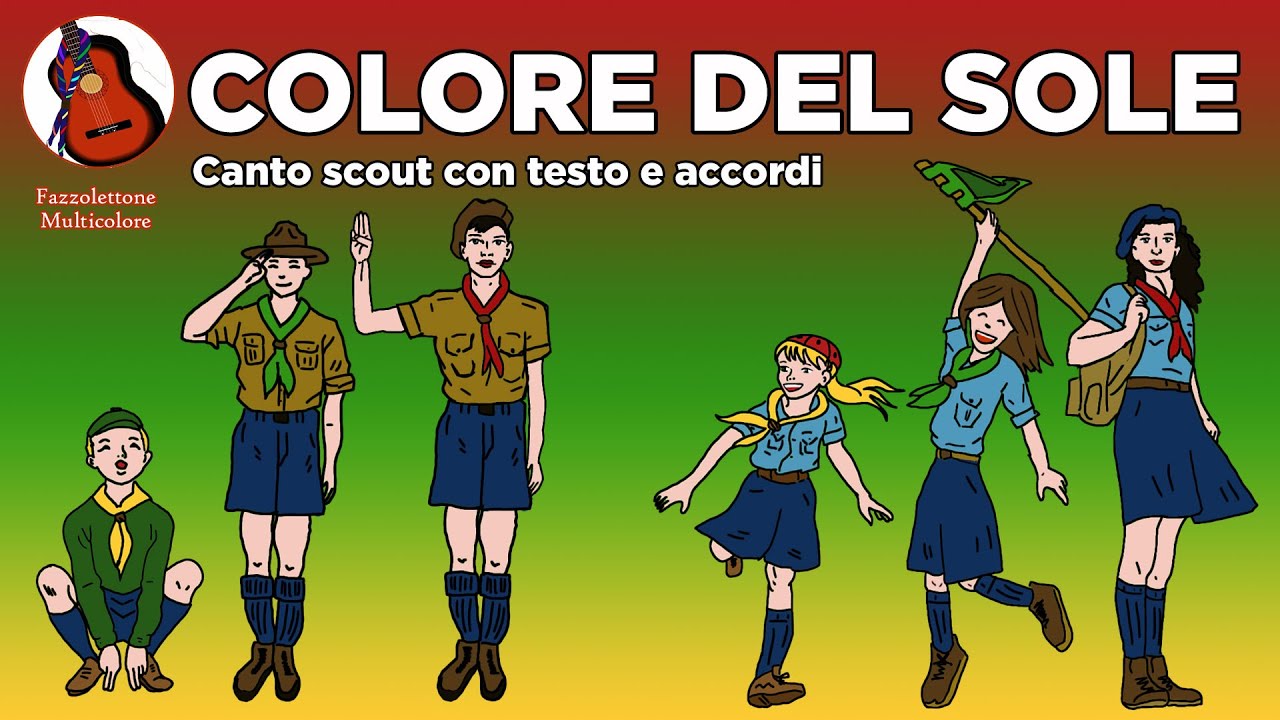 Colore del Sole - Canto Scout con accordi e testo