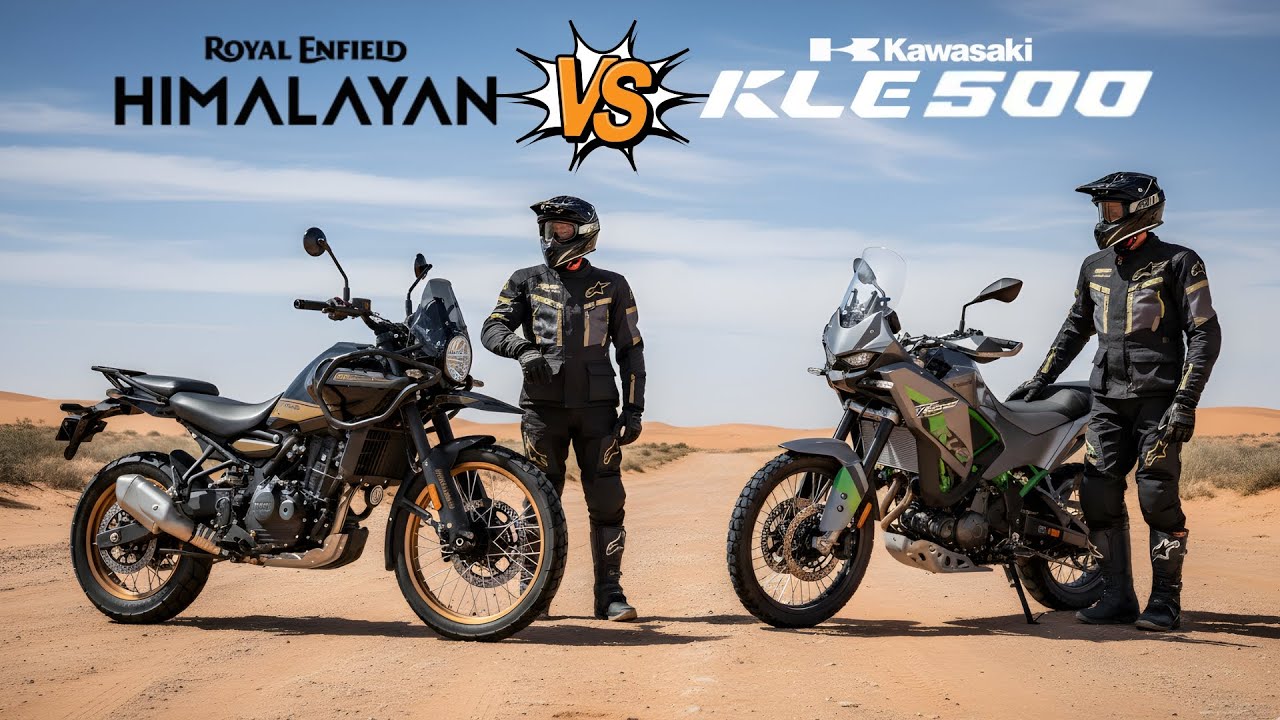 2026 Kawasaki KLE500 vs Royal Enfield Himalayan 450 🏍️
