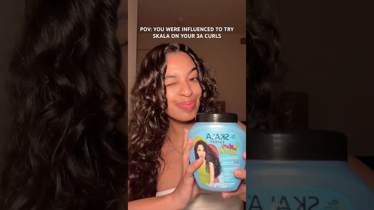 First Time Using Skala on 3A Curls ✨
