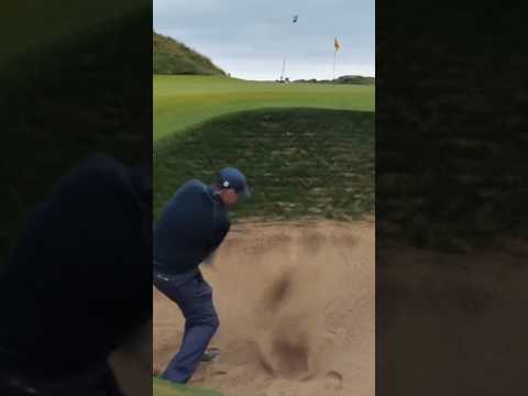 Johnson Wagner with that Troon Bunker MAGIC 🪄 🧙‍♂️