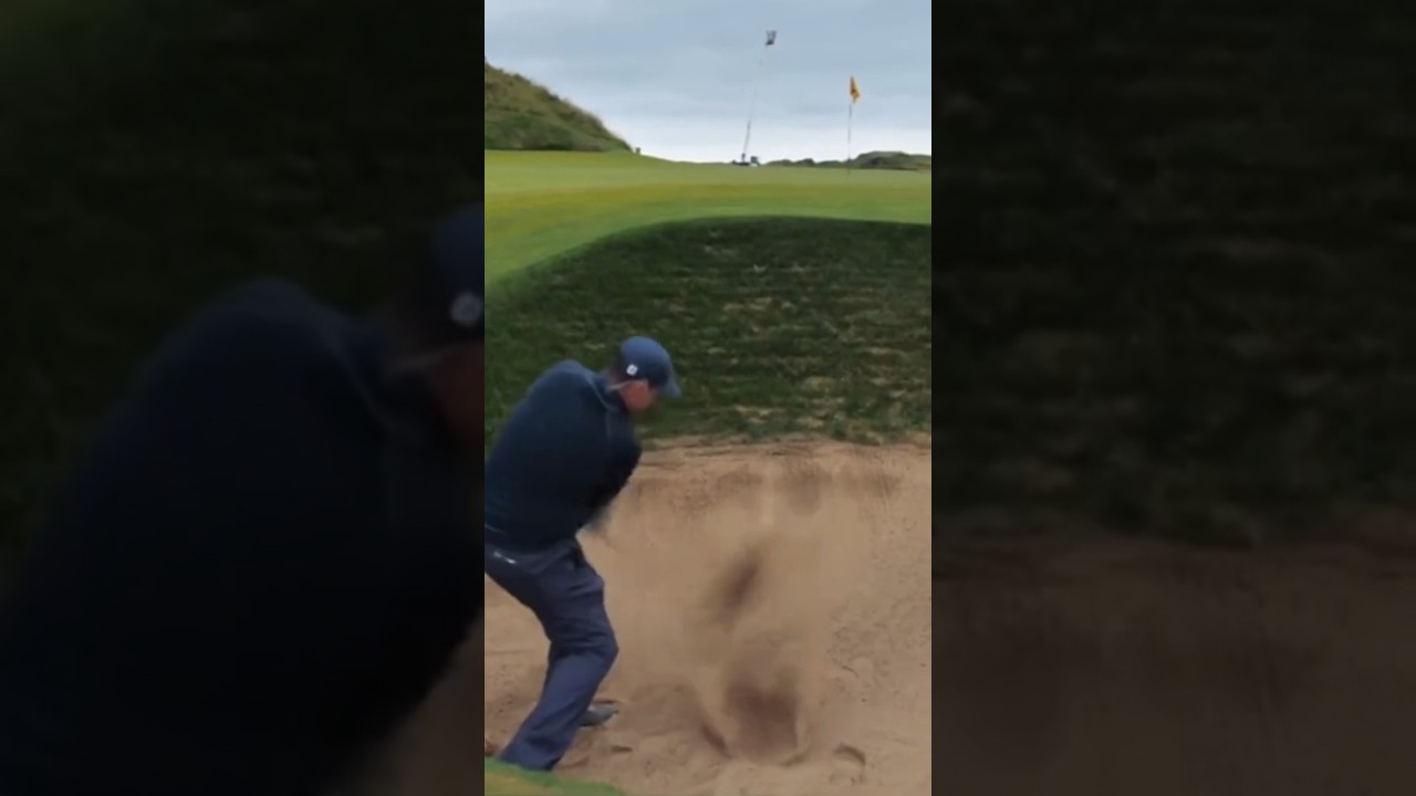 Johnson Wagner's Amazing Bunker Shot at Royal Troon 🏌️♂️