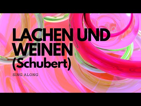 Lachen und Weinen (German Lyrics) | Sing Along | Lyrics | ABRSM